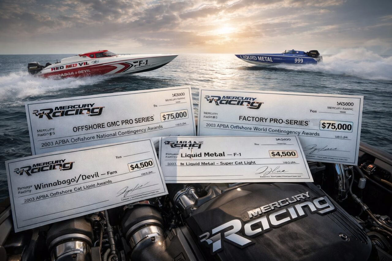 Mecery Racing Mercury Racing Announces 2003 APBA Offshore Contingency Awards - Texas ...