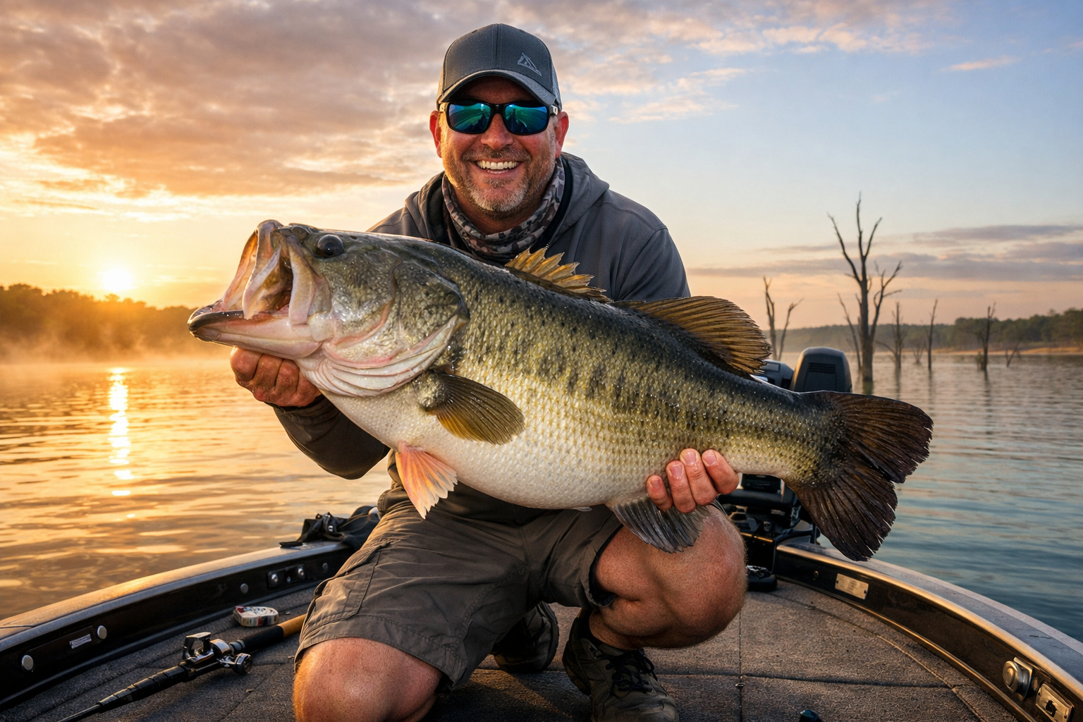 Texas Bass Fishing O.H. Ivie Trophy Largemouth Bass