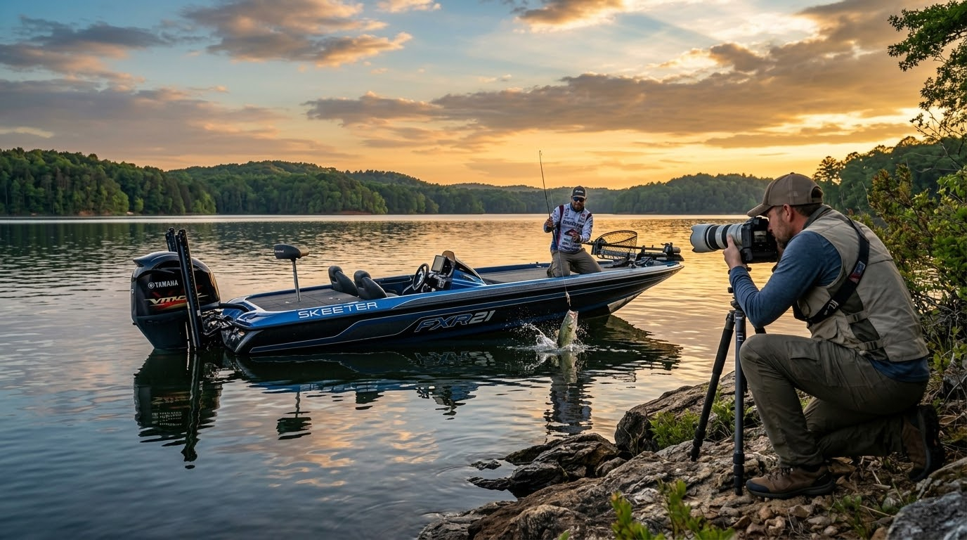 Texas SportsGuide Photographer Skeeter Texas Bass Angler