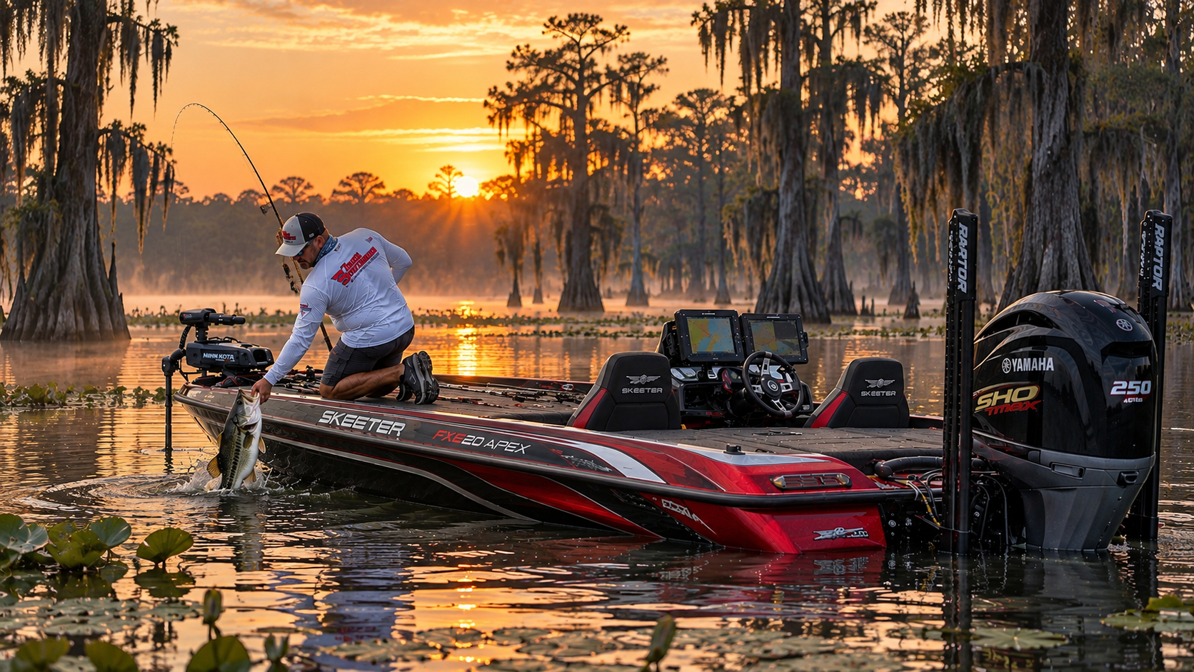 caddo lake texas bass fishing Skeeter
