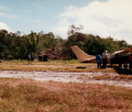 2019 Texas Fishing Guide Photos 13 bush_plane_arrival_uriama_payara_fishing_camp