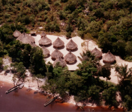 2019 Texas Fishing Guide Photos 23 bush_plane_view_uriama_payara_fishing_camp_dugouts