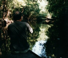 2019 Texas Fishing Guide Photos 9 rio_negro_guide_boat_passage_to_lake